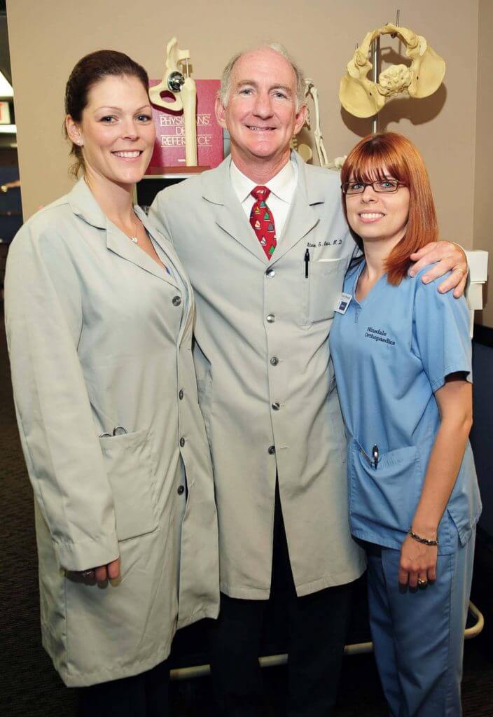 Katey O’Connell, Dr. Steven Louis and Sabina Chowaniec