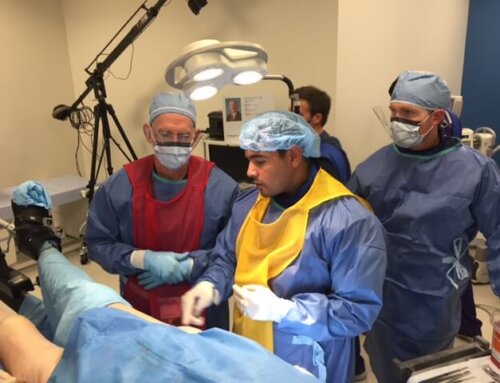 Dr. Louis Educates a Group of Traumatologists Regarding Direct Anterior Approach